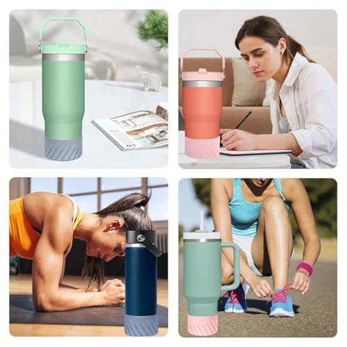 HASTHIP® Water Bottle Protective Silicone Boot Cup for Stanley Quencher Adventure 40oz IceFlow 20oz 30oz Bottom Protector Purple 2PCS HASTHIP® Water Bottle Protective Silicone Boot Cup for Stanley Quencher Adventure 40oz IceFlow 20oz 30oz Bottom Protector Purple 2PCS